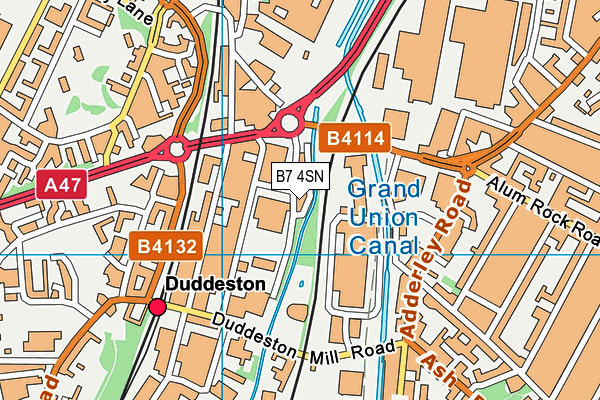 B7 4SN map - OS VectorMap District (Ordnance Survey) B7 4SN map - OS VectorMap District (Ordnance Survey)