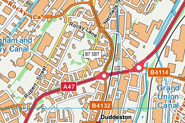 B7 5BT map - OS VectorMap District (Ordnance Survey) B7 5BT map - OS VectorMap District (Ordnance Survey)