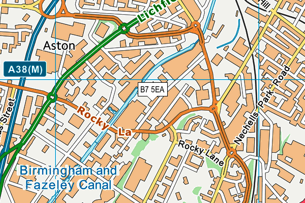 B7 5EA map - OS VectorMap District (Ordnance Survey) B7 5EA map - OS VectorMap District (Ordnance Survey)