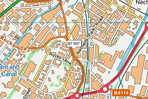 B7 5NT map - OS VectorMap District (Ordnance Survey) B7 5NT map - OS VectorMap District (Ordnance Survey)