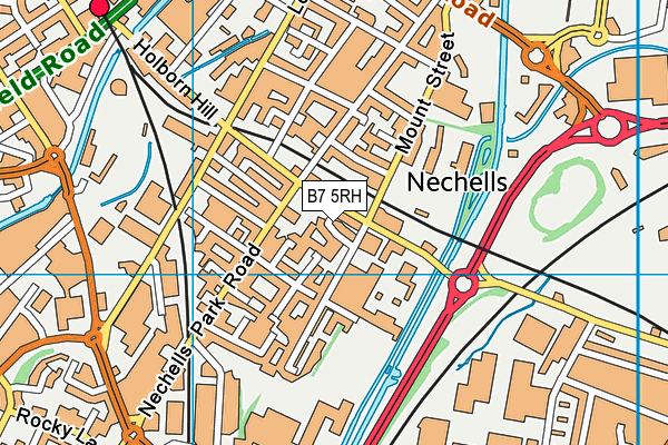 B7 5RH map - OS VectorMap District (Ordnance Survey) B7 5RH map - OS VectorMap District (Ordnance Survey)