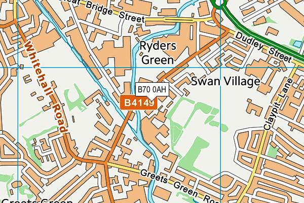 B70 0AH map - OS VectorMap District (Ordnance Survey) B70 0AH map - OS VectorMap District (Ordnance Survey)