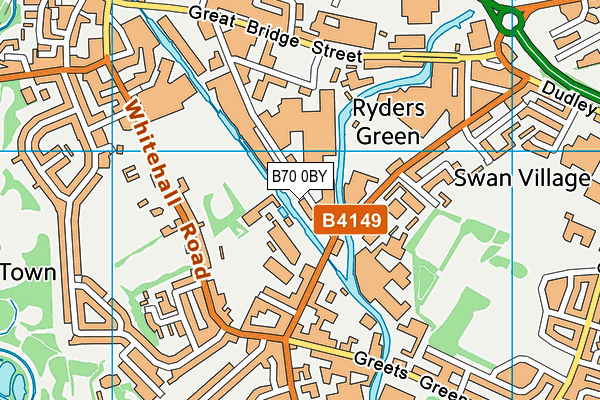 B70 0BY map - OS VectorMap District (Ordnance Survey) B70 0BY map - OS VectorMap District (Ordnance Survey)