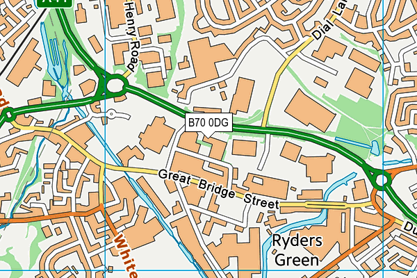 B70 0DG map - OS VectorMap District (Ordnance Survey) B70 0DG map - OS VectorMap District (Ordnance Survey)