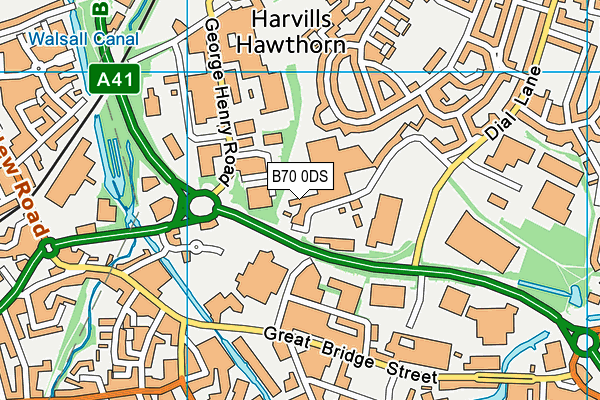 B70 0DS map - OS VectorMap District (Ordnance Survey) B70 0DS map - OS VectorMap District (Ordnance Survey)