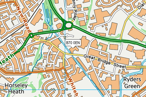 B70 0EN map - OS VectorMap District (Ordnance Survey) B70 0EN map - OS VectorMap District (Ordnance Survey)