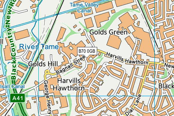 B70 0GB map - OS VectorMap District (Ordnance Survey) B70 0GB map - OS VectorMap District (Ordnance Survey)