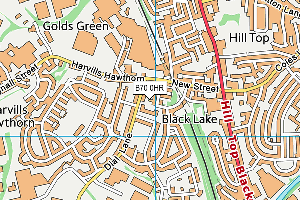 B70 0HR map - OS VectorMap District (Ordnance Survey) B70 0HR map - OS VectorMap District (Ordnance Survey)