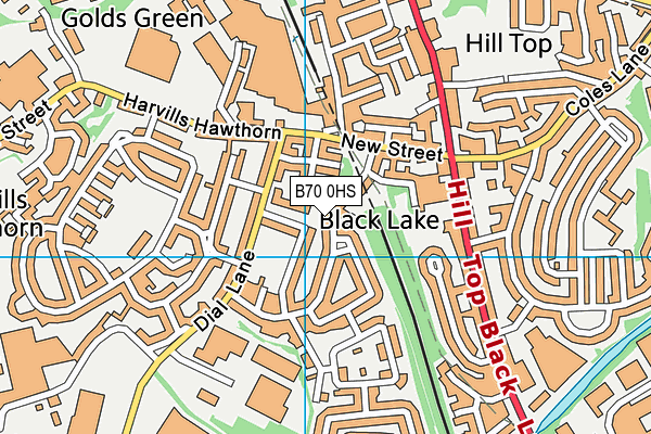 B70 0HS map - OS VectorMap District (Ordnance Survey) B70 0HS map - OS VectorMap District (Ordnance Survey)