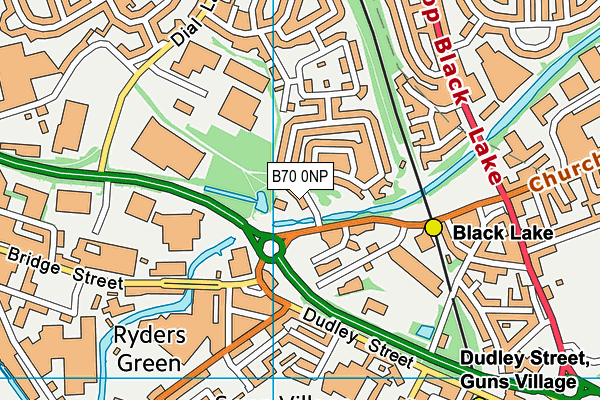 B70 0NP map - OS VectorMap District (Ordnance Survey) B70 0NP map - OS VectorMap District (Ordnance Survey)