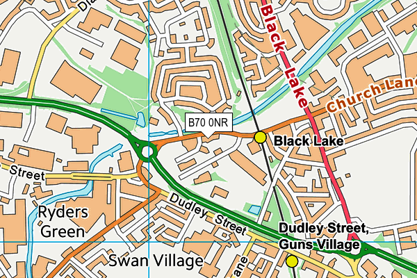 B70 0NR map - OS VectorMap District (Ordnance Survey) B70 0NR map - OS VectorMap District (Ordnance Survey)