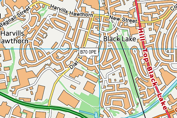 B70 0PE map - OS VectorMap District (Ordnance Survey) B70 0PE map - OS VectorMap District (Ordnance Survey)