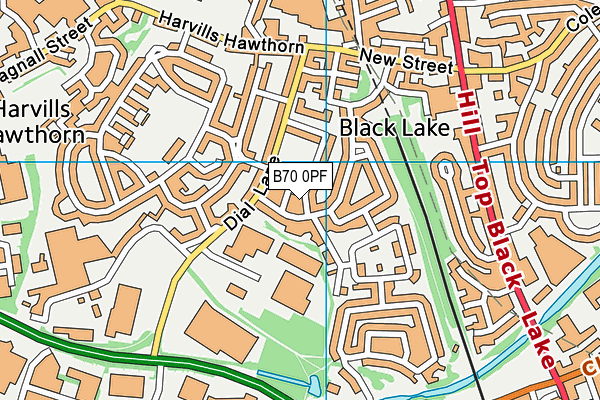 B70 0PF map - OS VectorMap District (Ordnance Survey) B70 0PF map - OS VectorMap District (Ordnance Survey)