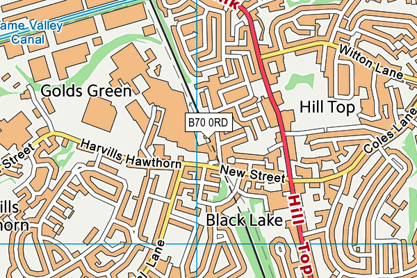 B70 0RD map - OS VectorMap District (Ordnance Survey) B70 0RD map - OS VectorMap District (Ordnance Survey)