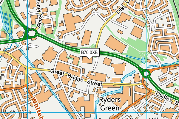 B70 0XB map - OS VectorMap District (Ordnance Survey) B70 0XB map - OS VectorMap District (Ordnance Survey)