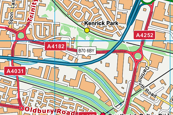 B70 6BY map - OS VectorMap District (Ordnance Survey) B70 6BY map - OS VectorMap District (Ordnance Survey)