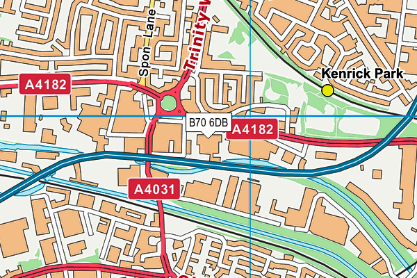 B70 6DB map - OS VectorMap District (Ordnance Survey) B70 6DB map - OS VectorMap District (Ordnance Survey)