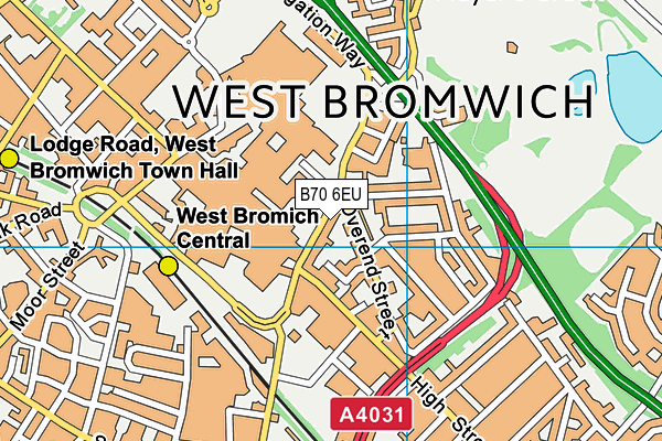 B70 6EU map - OS VectorMap District (Ordnance Survey) B70 6EU map - OS VectorMap District (Ordnance Survey)