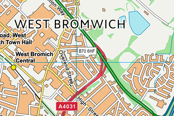 B70 6HF map - OS VectorMap District (Ordnance Survey) B70 6HF map - OS VectorMap District (Ordnance Survey)