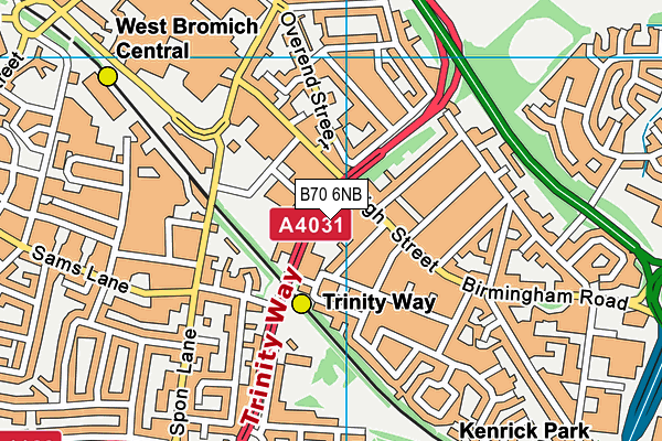 B70 6NB map - OS VectorMap District (Ordnance Survey) B70 6NB map - OS VectorMap District (Ordnance Survey)