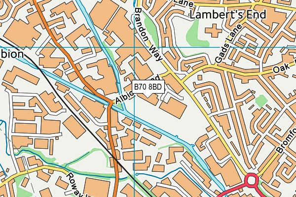 B70 8BD map - OS VectorMap District (Ordnance Survey) B70 8BD map - OS VectorMap District (Ordnance Survey)