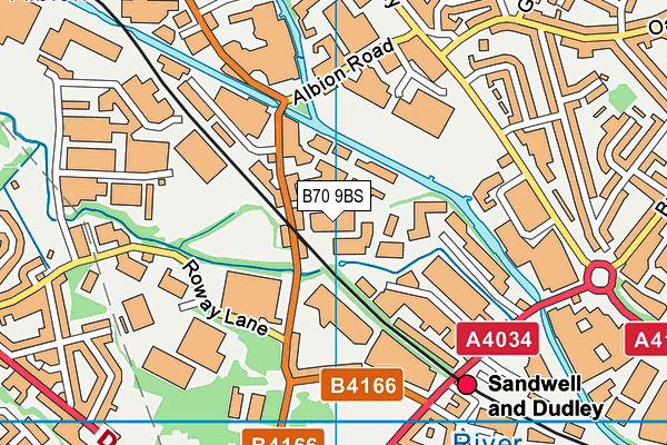 B70 9BS map - OS VectorMap District (Ordnance Survey) B70 9BS map - OS VectorMap District (Ordnance Survey)