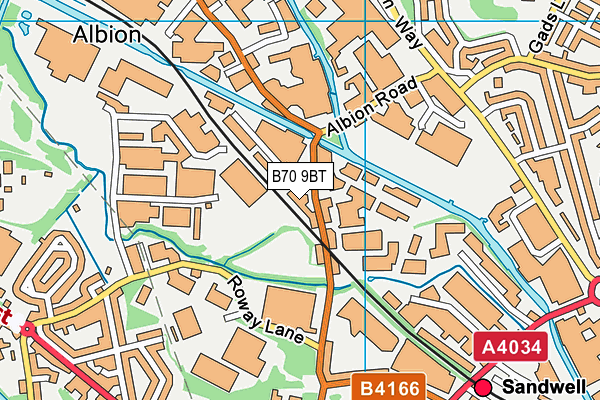 B70 9BT map - OS VectorMap District (Ordnance Survey) B70 9BT map - OS VectorMap District (Ordnance Survey)