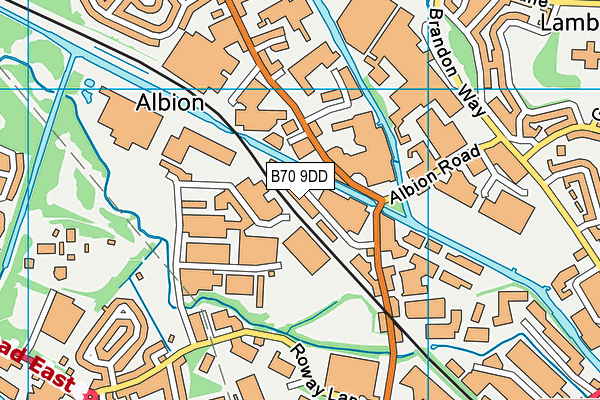 B70 9DD map - OS VectorMap District (Ordnance Survey) B70 9DD map - OS VectorMap District (Ordnance Survey)