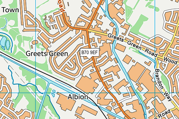 B70 9EF map - OS VectorMap District (Ordnance Survey) B70 9EF map - OS VectorMap District (Ordnance Survey)