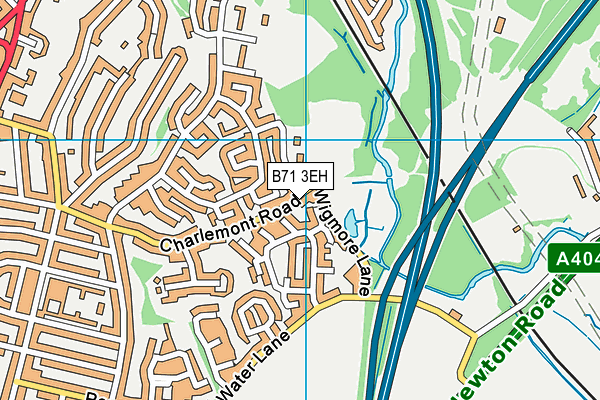 B71 3EH map - OS VectorMap District (Ordnance Survey) B71 3EH map - OS VectorMap District (Ordnance Survey)