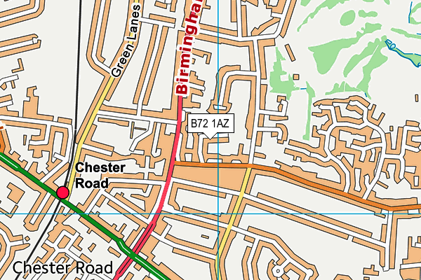 B72 1AZ map - OS VectorMap District (Ordnance Survey) B72 1AZ map - OS VectorMap District (Ordnance Survey)