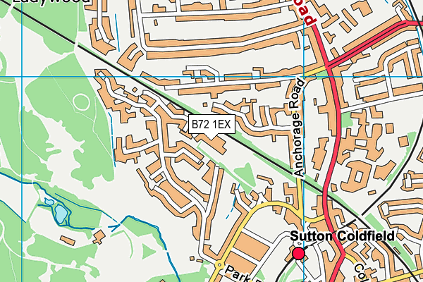 B72 1EX map - OS VectorMap District (Ordnance Survey) B72 1EX map - OS VectorMap District (Ordnance Survey)