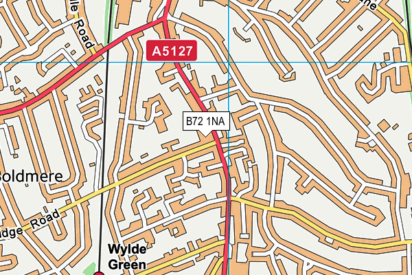 B72 1NA map - OS VectorMap District (Ordnance Survey) B72 1NA map - OS VectorMap District (Ordnance Survey)