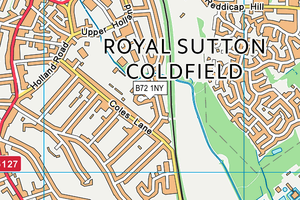 B72 1NY map - OS VectorMap District (Ordnance Survey) B72 1NY map - OS VectorMap District (Ordnance Survey)