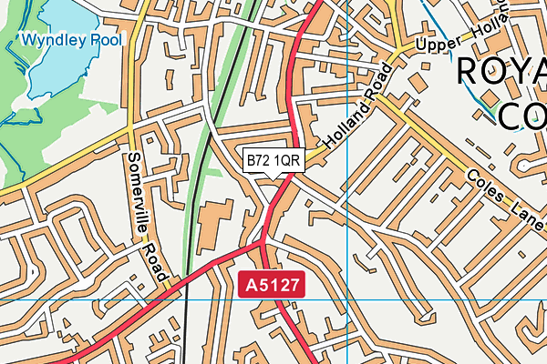 B72 1QR map - OS VectorMap District (Ordnance Survey) B72 1QR map - OS VectorMap District (Ordnance Survey)