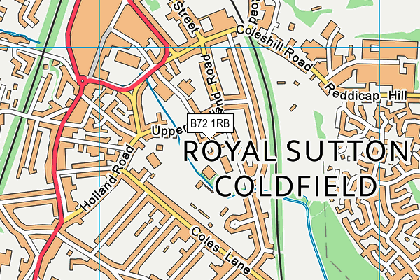 B72 1RB map - OS VectorMap District (Ordnance Survey) B72 1RB map - OS VectorMap District (Ordnance Survey)