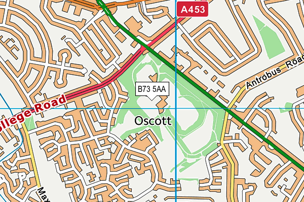 B73 5AA map - OS VectorMap District (Ordnance Survey) B73 5AA map - OS VectorMap District (Ordnance Survey)