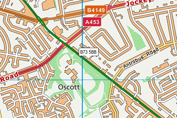 B73 5BB map - OS VectorMap District (Ordnance Survey) B73 5BB map - OS VectorMap District (Ordnance Survey)