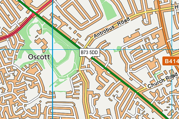 B73 5DD map - OS VectorMap District (Ordnance Survey) B73 5DD map - OS VectorMap District (Ordnance Survey)