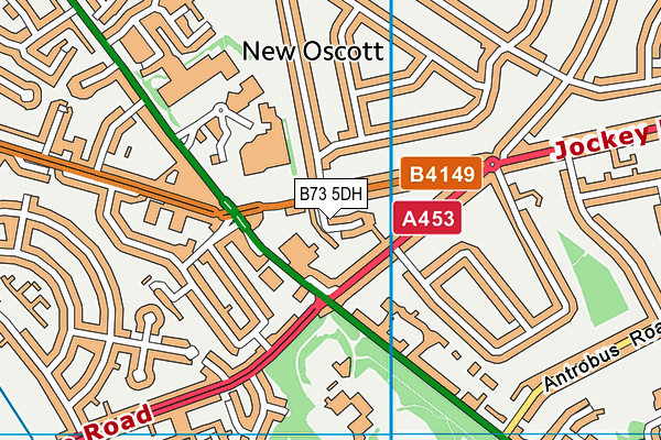 B73 5DH map - OS VectorMap District (Ordnance Survey) B73 5DH map - OS VectorMap District (Ordnance Survey)