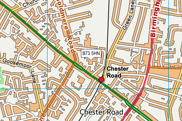 B73 5HN map - OS VectorMap District (Ordnance Survey) B73 5HN map - OS VectorMap District (Ordnance Survey)