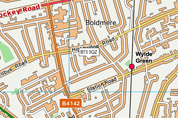 B73 5QZ map - OS VectorMap District (Ordnance Survey) B73 5QZ map - OS VectorMap District (Ordnance Survey)