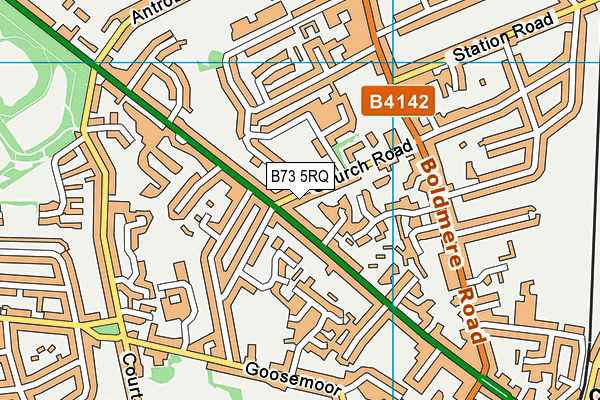 B73 5RQ map - OS VectorMap District (Ordnance Survey) B73 5RQ map - OS VectorMap District (Ordnance Survey)