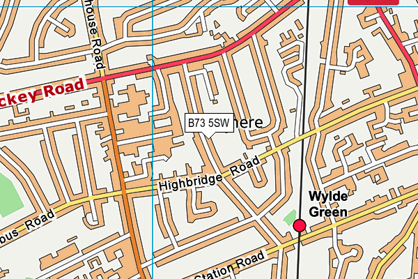 B73 5SW map - OS VectorMap District (Ordnance Survey) B73 5SW map - OS VectorMap District (Ordnance Survey)