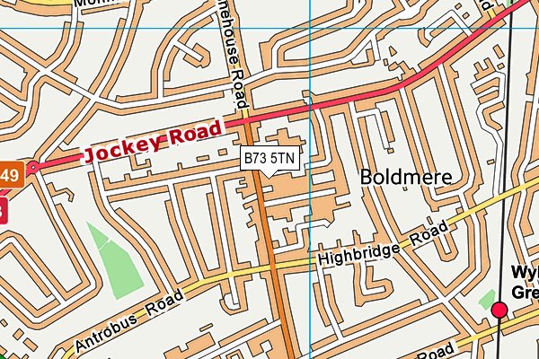 B73 5TN map - OS VectorMap District (Ordnance Survey) B73 5TN map - OS VectorMap District (Ordnance Survey)