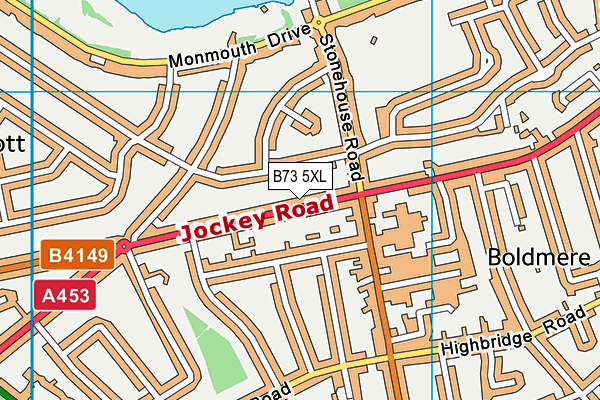B73 5XL map - OS VectorMap District (Ordnance Survey) B73 5XL map - OS VectorMap District (Ordnance Survey)