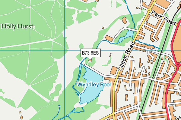 B73 6ES map - OS VectorMap District (Ordnance Survey) B73 6ES map - OS VectorMap District (Ordnance Survey)
