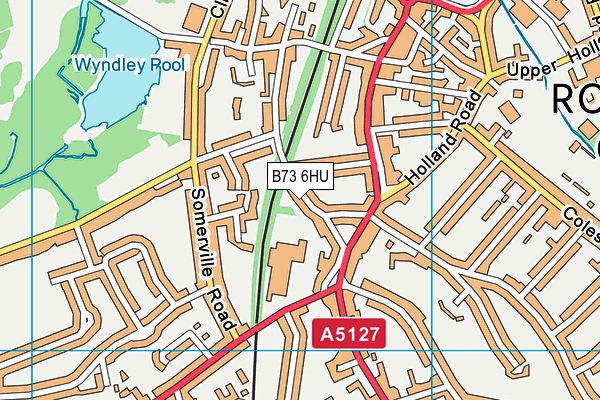 B73 6HU map - OS VectorMap District (Ordnance Survey) B73 6HU map - OS VectorMap District (Ordnance Survey)