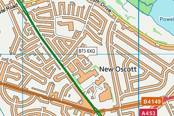 B73 6XQ map - OS VectorMap District (Ordnance Survey) B73 6XQ map - OS VectorMap District (Ordnance Survey)