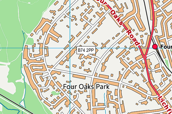 B74 2PP map - OS VectorMap District (Ordnance Survey) B74 2PP map - OS VectorMap District (Ordnance Survey)